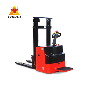 NIULI Battery Power Stand رافعة شوكية كهربائية 1.5t Pallet Stacker